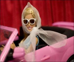 пазл Барби вождения Вашего автомобиля